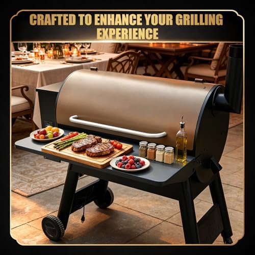 QuliMetal Grill Folding Shelf for Traeger Pro 34 Series - Image 4