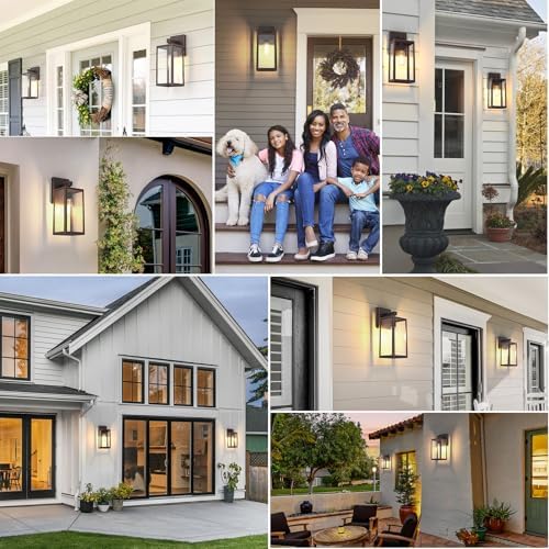 MAXvolador Outdoor Wall Light Fixtures, Exterior Waterproof Wall Lanterns - Image 5