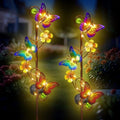 NAN ZAI NAN FANG Butterfly Solar Stake Lights, Waterproof, for Outdoor Decor, Garden,Lawn,Patio or Courtyard, 2 Pack by NANZAINANFANGAngelDecor