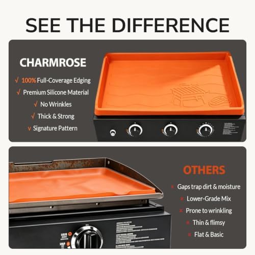 Silicone Griddle Mat for Blackstone 22 Inch, Full-Edge Protective Cover - Image 2