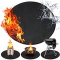38" Round Fire Pit Mat for Solo Stove Bonfire - Fireproof Under Grill Mat for Outdoor Grill & Portable Camping Stove - Ideal Solo Stove Accessory by WelcomeToBUYSING