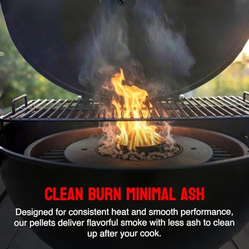 Carolina Cookwood 100% Pure Wood Pellet Variety Pack – 6-Pack (9 lbs), 100% USA-Sourced, Includes Apple, Hickory, Pecan, Maple, White Oak & Cherry, Perfect for Ninja Pellet Grills, Smoking & BBQ - Image 5