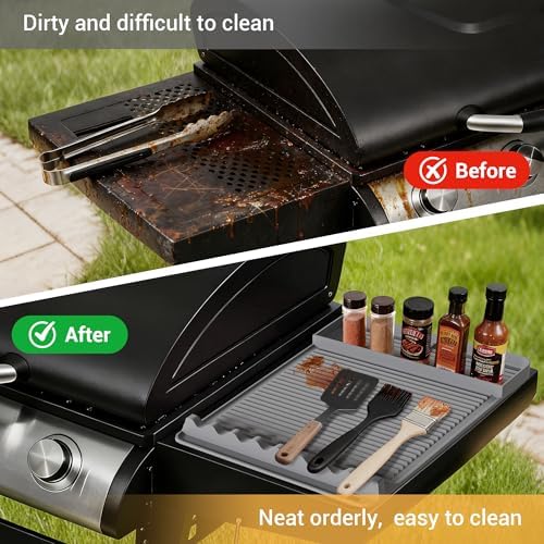 Silicone Grill Mat for Blackstone Griddles, 1 Pack, Grey Gift Box - Image 3