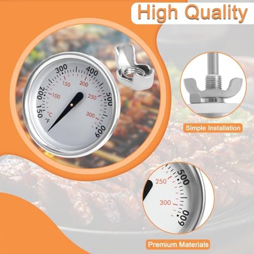 60540 Temperature Gauge for Weber GS4 Spirit II/I 200/300 SER & 22" Kettles - Image 3