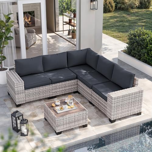 Outdoor Patio Furniture Set PE Wicker Rattan Outdoor Sectional Sofa by MuphyersPatioFurniture