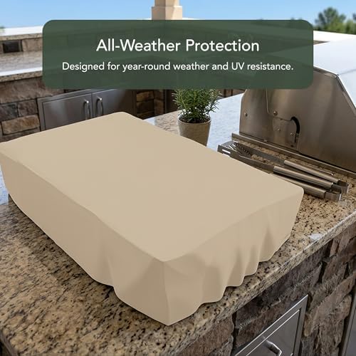 Covermates Classic Side Burner Cover - 12.5" Wx19.5 Dx3.5 H - Water Resistant - Image 4