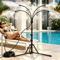 Standing Mister for Outside Patio,4-Adjustable Nozzle Portable Water Mister by Mornajina