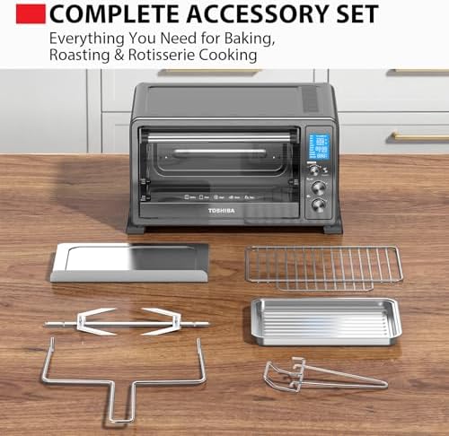 TOSHIBA 10-in-1 Convection Toaster Oven, 6-Slice Countertop Oven, 1500W - Image 7
