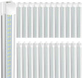 SHOPLED (25-Pack) 8FT LED Shop Light, 80W 10800LM 6000K Cool White by SHOPLED