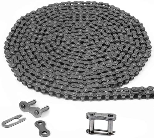 20feet #41 Roller Chain,Carbon Steel,for Gate Openers, Garage Door, Go Kart by Unknown