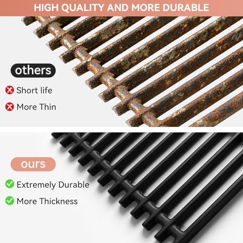463242715 Cast Iron Grill Grates for Charbroil TRU Infrared Grill, 3 Pack - Image 5