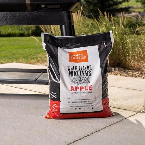 Traeger Grills Apple 100% All-Natural Wood Pellets for Smokers and Pellet Grills, BBQ, Bake, Roast, 18 lb. Bag (Pack of 2) - Image 3