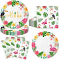 40pcs Flamingo Party Decorations Hawaiian Plates and Napkins Summer Flamingo Themed Tableware Set for Girls Kids Birthday Baby Shower,Suitable for 20 Guests by Unknown