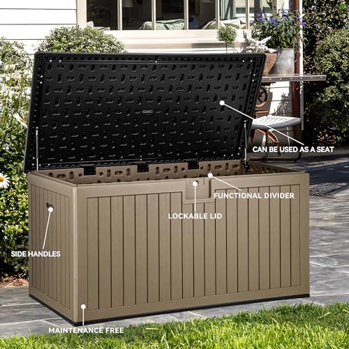 YITAHOME XXL 260 Gallon Large Deck Box - Image 2