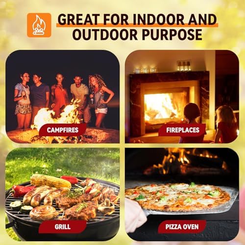 Realcook Natural Fire Starter for Campfires: All Weather Firestarters - Image 3