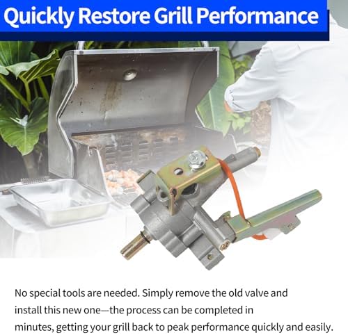 1.6mm Gas Grill Main Burner Control Valve & Igniter Assembly, Replacement for Bull Angus/Brahma/Lion, Summerset Sizzler Series, BBQ Island, Blaze NG Grills, Replaces OEM Part #16525 - Image 3