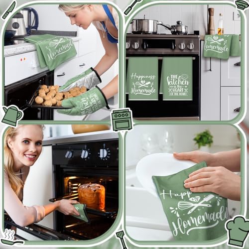 Sratte 6 Pcs Kitchen Decor Accessories Set, Kitchen, Sage Green - Image 5
