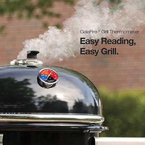 3 3/16 Inch BBQ Temperature Gauge for Smoker Wood Charcoal Pit - Image 6