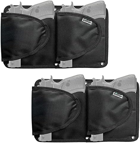 Pistol Holder Magazine Pouch for Gun Safe Organizer,Reinforced Pistol Holster Magazine Holders Combination for Gun Cabinet Gun Safe Accessories Storage by NEXTSTATION