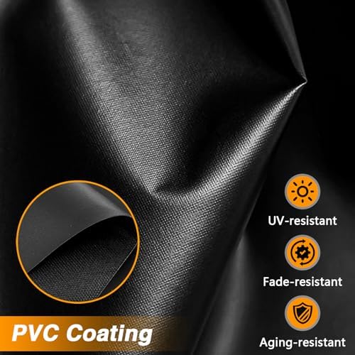 EVRBUL Table Top Grill Cover Compatible with Royal Gourmet PD1305H 3-in-1 Grill Griddle Combo, Waterproof Heavy Duty 600D Portable Griddle Cover 33"L×20.5"W×9.5"H, Windproof Tabletop BBQ Grill Cover - Image 3
