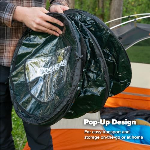 Coghlan's Pop-Up Lightweight Trash & Recycle Can – Collapsible Dual-Purpose Bin for Camping, RV, and Travel – Durable, Compact, and Easy to Store – 29.5 Gallon - Image 3
