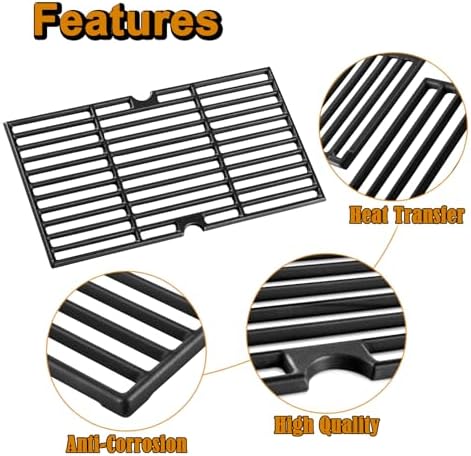463436215 Grill Grates Grill Replacement Parts for Charbroil 4 Burner 463441514 463240015 463433016 Classic 463436213 463439915 463439914 463436214 Thermos 461471717 G432-001N-W1 Cooking Grates - Image 5