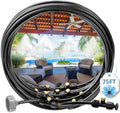 MIXC Misters for Outside Patio, 75FT (23M) Misting Line+23 Mist Nozzles+3/4" Brass Adapter, Outdoor Misting Cooling System for Patio Backyard Garden Greenhouse Horse Corral by MIXC