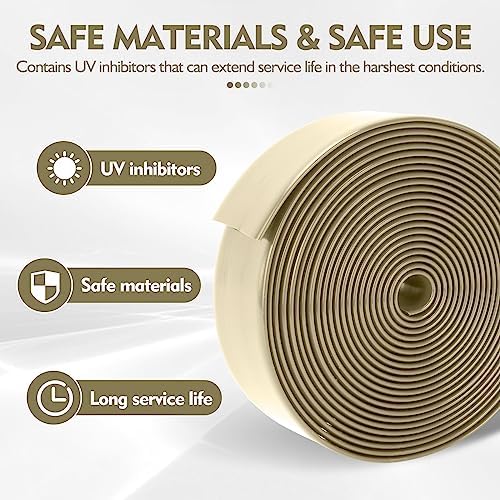 LukLoy 2" Wide 20ft Long Vinyl Straps for Patio Chairs Repairs, Driftwood - Image 3