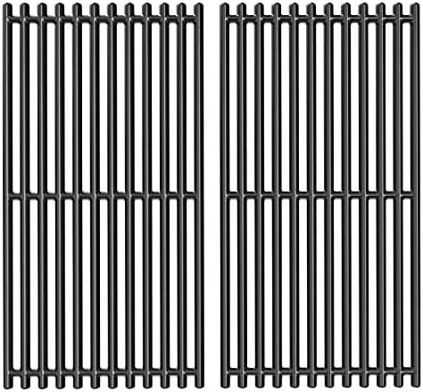 Uniflasy 17 x 8 3/4 Cast Iron Cooking Grate fits CharBroil Commercial 463644220 463632320 463642316 463245518 463630021 G369-0030-W2 2Burner Grill Replacement Part Grid for Nexgrill 720-0864M 720-0864 by Uniflasy
