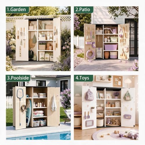 Storage Shed Weather Resistant Resin Outdoor - Image 7