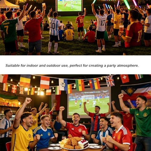Autumn Football Games Party Supplies Set,Disposable Tableware Kit - 20 Plates, 20 Soccer Printed Napkins, 20 Forks & Knives, 20 Soccer Printed Straws, Essential for Watching Games & Gatherings(20sets) - Image 7