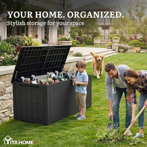 YITAHOME 134 Gallon Large Deck Box - Image 4