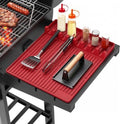 Silicone Grill Mat for Blackstone Griddle Accessories, 8-Slot Tool Mat by Uozuke