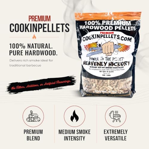 CookinPellets Premium Hickory Hardwood BBQ Smoking Pellets, 3lb Bag, 3-Pack - Image 3