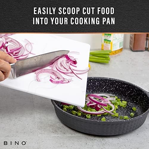 BINO Cutting Board - 3-Piece Chopping Boards | BPA-Free Plastic, Durable, Multipurpose, Dual-Sided, Dishwasher Safe, Easy to Clean | Charcuterie Accessories | Home & Kitchen Utensils - Image 4
