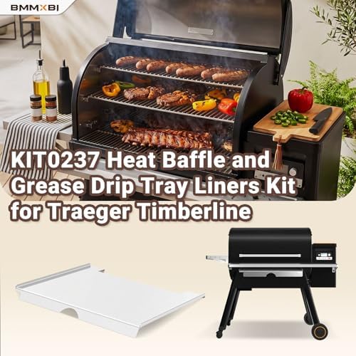 Drip Pan Heat Baffle Kit for Traeger Timberline 1300 Series Pellet Grills - Image 7