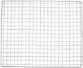 HARFINGTON Square BBQ Grill Net 12.6"x10.2" Stainless Steel Cross Wire Barbecue Mesh Mat for Baking Smoking Charcoal Grilling Roasting by HARFINGTON