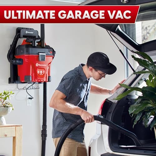 Vacmaster VWMB508 1101 5-Gal 5 PHP Remote Control Wall Mount Wet/Dry Vac - Image 3