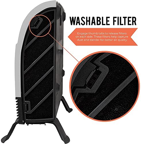 Heat Storm Phoenix Infrared Space Heater with Attachable Feet, Remote Control, Energy Efficient-750-1500 Watts, White Floor or Wall - HS-1500-PHX - Image 3