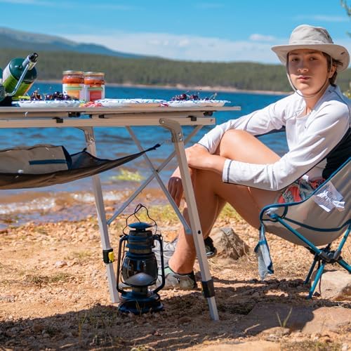 Portal Folding Camping Table, 132 LBS Outdoor Table with Adjustable Legs - Image 2