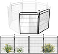 Gardner Pet Dog Playpens, 32" H 2 Add-on Panels for Small/Medium/Large Dogs, Foldable Pet Play Yard Gate Extensions, Pet Playpen, Anti-Rust, Quick Install, Black by GardnerPet