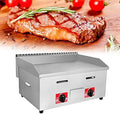 Gas Griddle LPG Commercial Stainless Steel Heavy Duty Restaurant Outdoor Griddle Gas Baking Plate Burger Grill Large Non-Stick Burners Flat Hot Plate and Can Cook for Medium to High Volumes,718 by Unknown