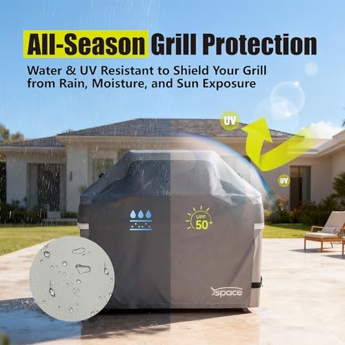 YSPACE 48 Inch Grill Cover Heavy Duty Waterproof BBQ Grill Cover - Image 2