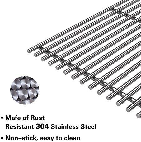 S6505A (3-Pack) 19 3/4" Stainless Steel Cooking Grid Grates Replacement for Chargriller 3001, 3008, 3030, 4000, 5050, 5252,King Griller 3008 5252 Set of 3 - Image 4