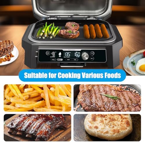 Outspark Grill Griddle Plate for Ninja Woodfire OG951 OG850 OG952 Grill Accessories, XSKGRIDLXL Non-Stick Flat Top Griddle Pan for Ninja Woodfire OG800 OG900 Series - Image 5