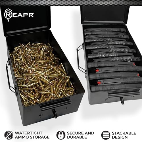 Reapr Steel Ammo Can, Heavy Duty Locking Metal Storage Box, Airtight - Image 6