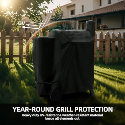 Pellet Grill Cover for Traeger Pro 22 & 575 Smoker, Waterproof, Cover Only - Image 4