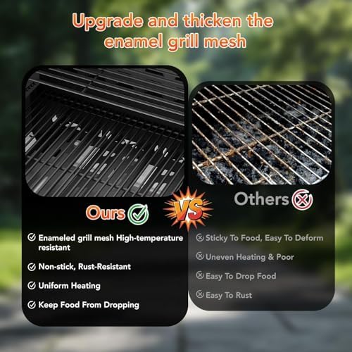 3-Burner Propane Gas Grill with Side Burner, 34,000 BTU Stainless Steel BBQ Grill – Heavy-Duty Porcelain-Enameled Grates for Patio and Outdoor Cooking - Image 4