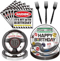 16th Birthday Party Decorations 96PCS Plates Napkins Forks by Deorfuy