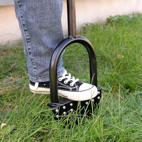 One-Piece 41in Manual Edger Lawn Tool with Spring Steel Blade - Image 4